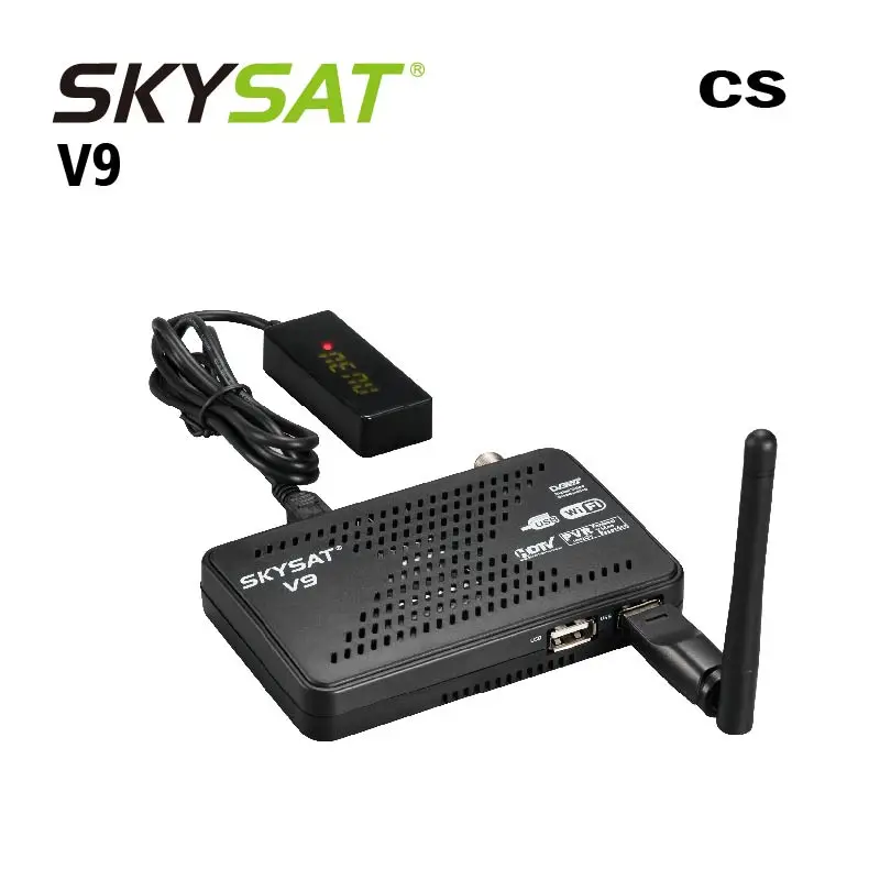 SKYSAT V9 мини приемник поддержки DVB S2 Cccams Cline Newcamd спутниковый ресивер ТВ PK Freesat V7