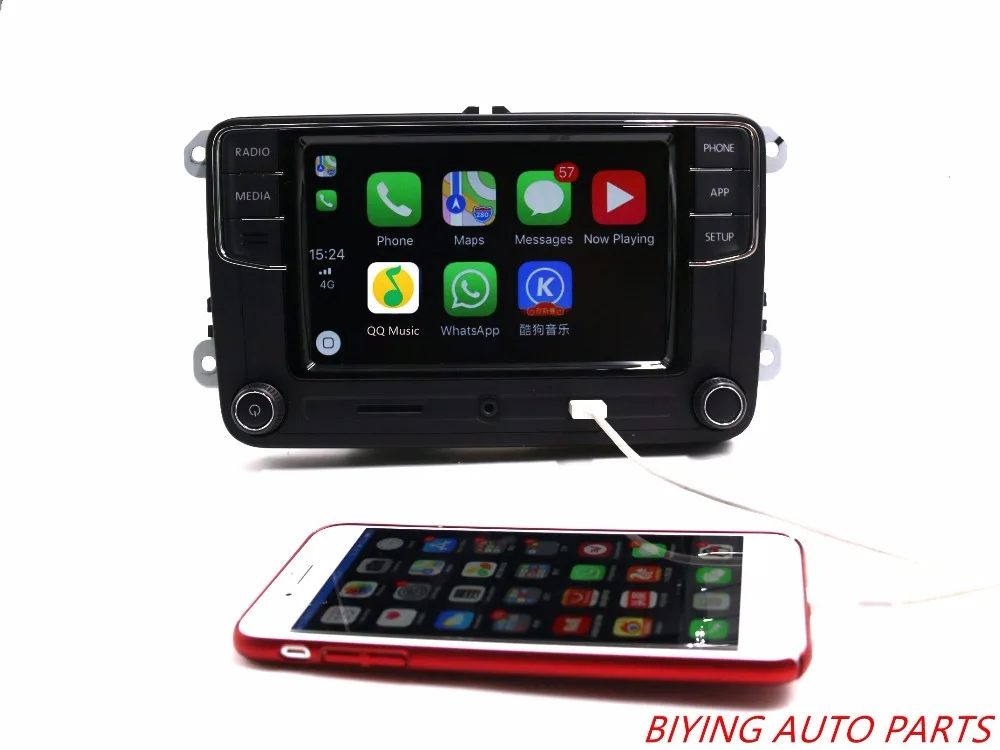 Noname Tianbao Carplay APP RCD330 330G Plus 6," MIB радиоприемник для VW Golf 5 6 Jetta CC Tiguan Passat Polo 6RD 035 187 B 6RD035187B