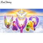 Полная квадратная мозаика, сделай сам, вышивка крестиком, картина из страз, Мэри, бриллианты, молитва, пегионы, бриллиантовая вышивка, портреты FS3248