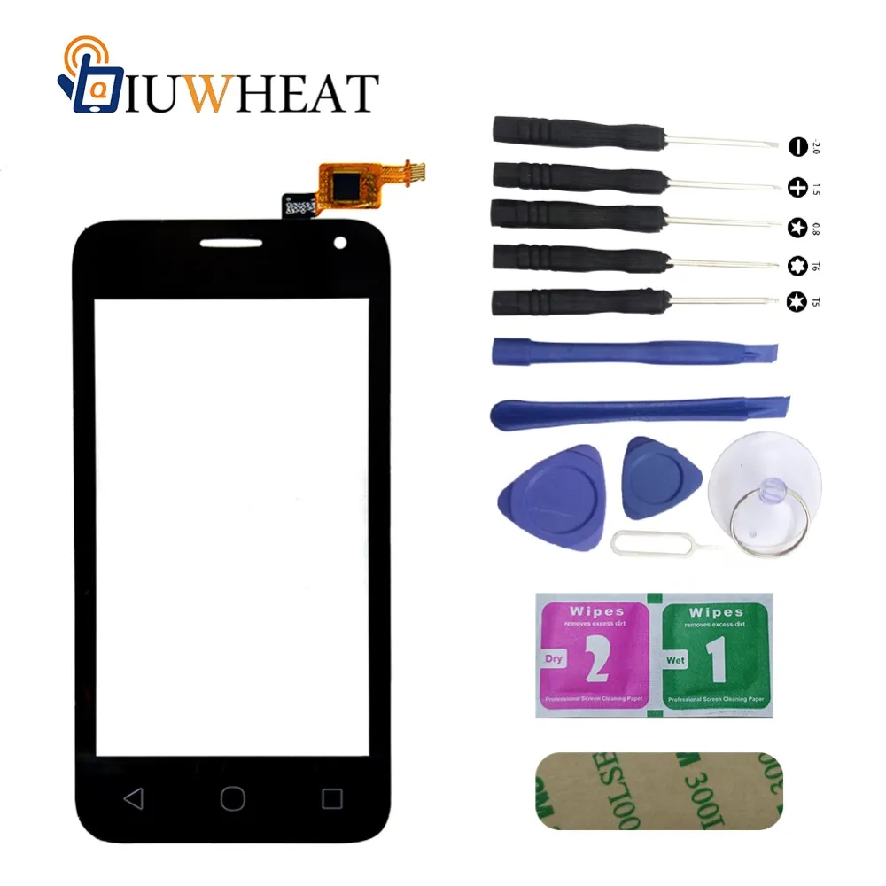 QIUWHEAT 4.0" High Quality Touch Screen Panel With Digitizer Sensor For Alcatel OT4024 OT4024X OT4024D |