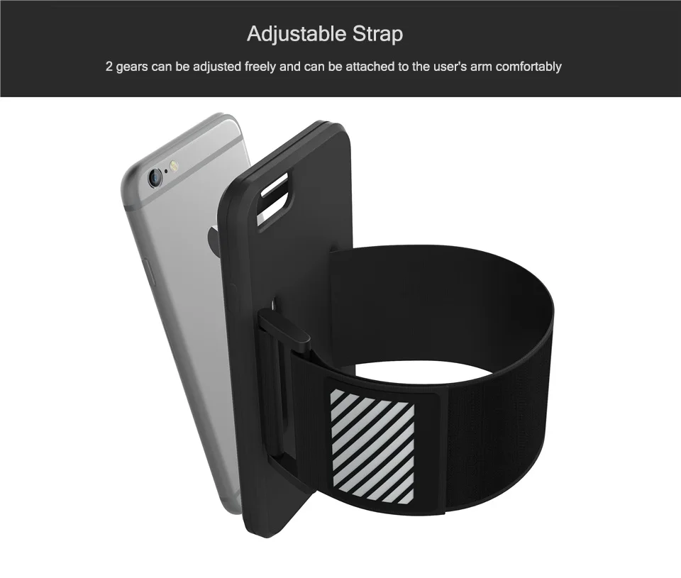 Спортивная Повязка для iPhone 6/6s Мягкий силиконовый чехол для телефона противоударный Анти-падение анти-пот нарукавник для бега Велоспорт скалолазание