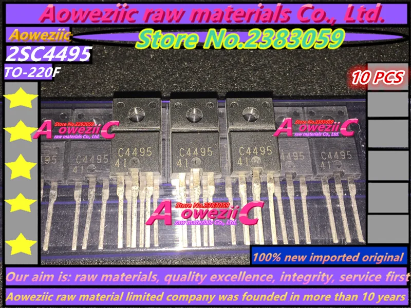 Aoweziic 100% новый импортный оригинальный 2SC4495 C4495 TO-220F NPN Мощный транзистор 3A 50V -