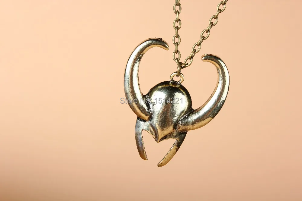 The Popular Movie necklace Avengers Thor Mask Pendant Necklace | Украшения и аксессуары