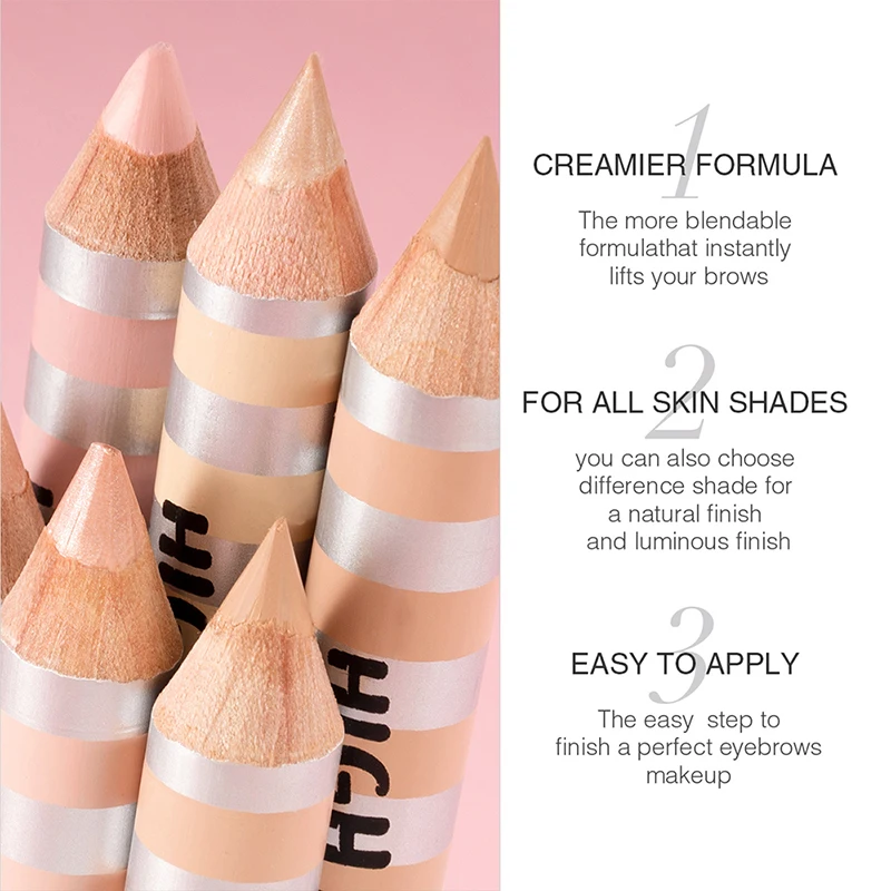 6 шт./упак. маркер карандаш для лица мерцающий консилер пигмент водонепроницаемый