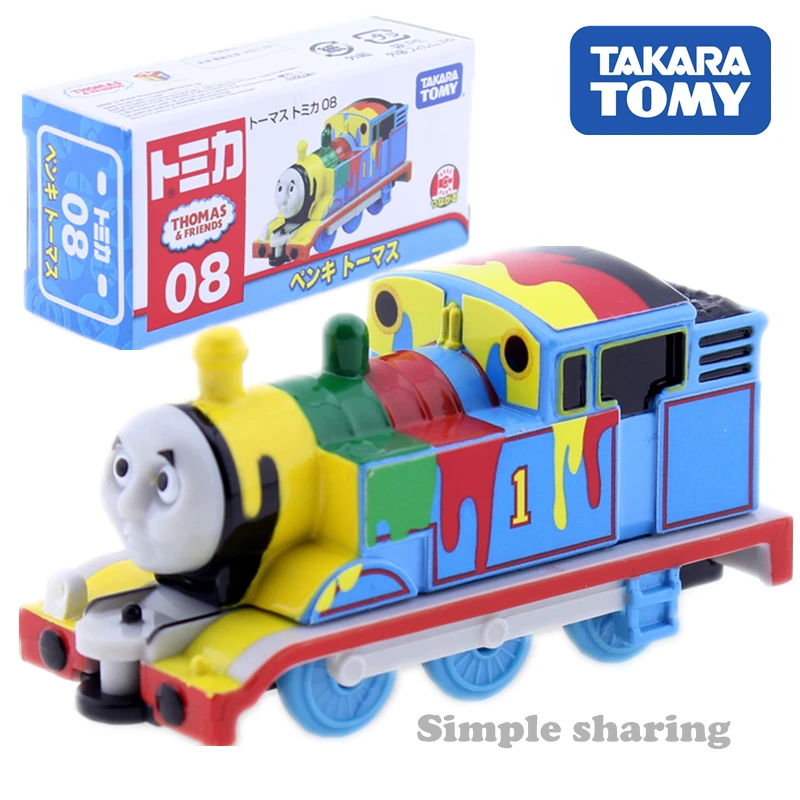 

Takara Tomy Tomica No.08 Paint Percy The Tank Engine Train Model Kit Diecast Miniature Baby Toys Funny Magic Puppet