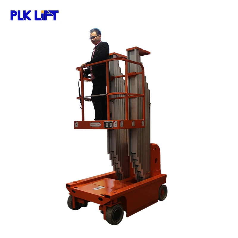 Самоходная одномачтовая Алюминиевая Рабочая платформа с CE ISO |