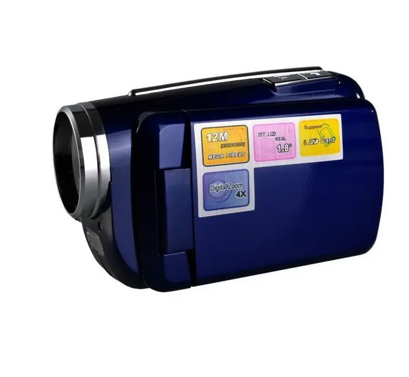 Классная Мини Цифровая видеокамера DVR 12MP 4xZoom 1 8 &quotLCD Дети Рождественский подарок
