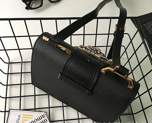 Хит лета 2017 модная женская сумка через плечо из натуральной кожи с жемчугом