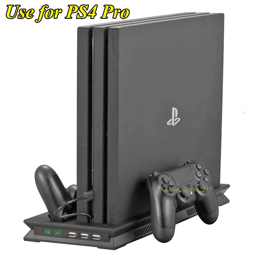 Подставка для кулера PS4 Slim Pro 2 в 1 с контроллером P S4 зарядная док станция Sony Playstation 4