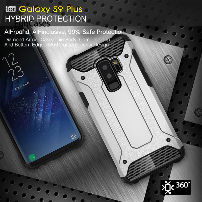 Прочный защитный чехол для samsung S8 S9 S10 Plus E M20 10 A70 50 40 30 S7 Edge Note 5 8 9 A6 A7 A8 A9 J8 J4 J6 премьер