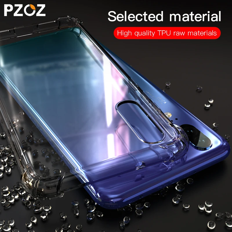 PZOZ P20 чехол для huawei P20 P30 Lite Pro роскошный противоударный силиконовый ТПУ мягкий чехол для телефона huawei P20Pro Nova 3e 4e 20 p20lite