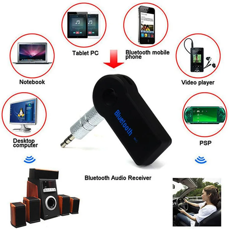 T-Gtexnik 3 5 мм Беспроводной bluetooth-приемник bluetooth-адаптер аудио музыкальный адаптер