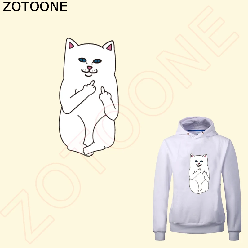 ZOTOONE железная нашивка с животными кошка термонаклейка сделай сам для футболок