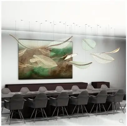 Декоративная подвеска в виде листьев декоративный песочный стол для отеля