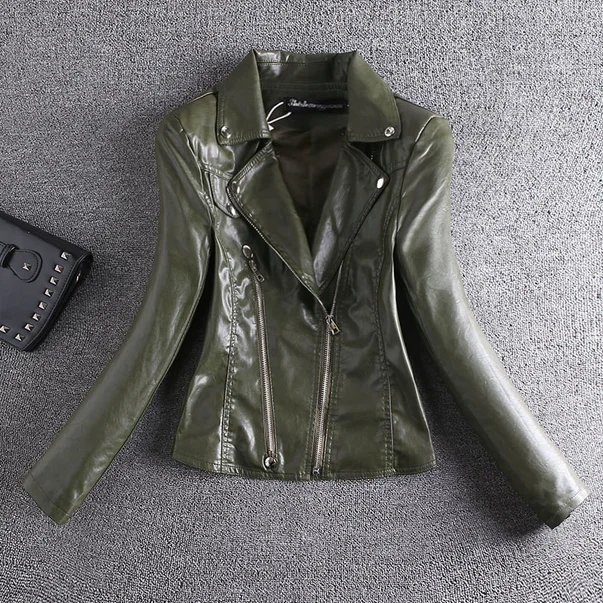 Акция Chaquetas De Cuero Mujer кожаная куртка для женщин 2xl 3xl кожаная женская куртка из искусственной кожи размер тонкий стеганый пальто