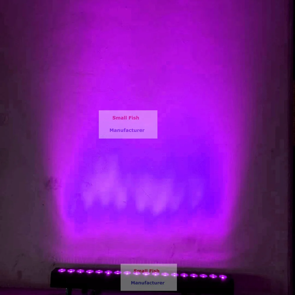 2 шт. DMX барный светильник 18X18 Вт RGBWA-UV 6в1 светодиодный настенный светильник s DMX512 шайба/прожектор светильник DJ/бар/вечерние/шоу/сценический светильник