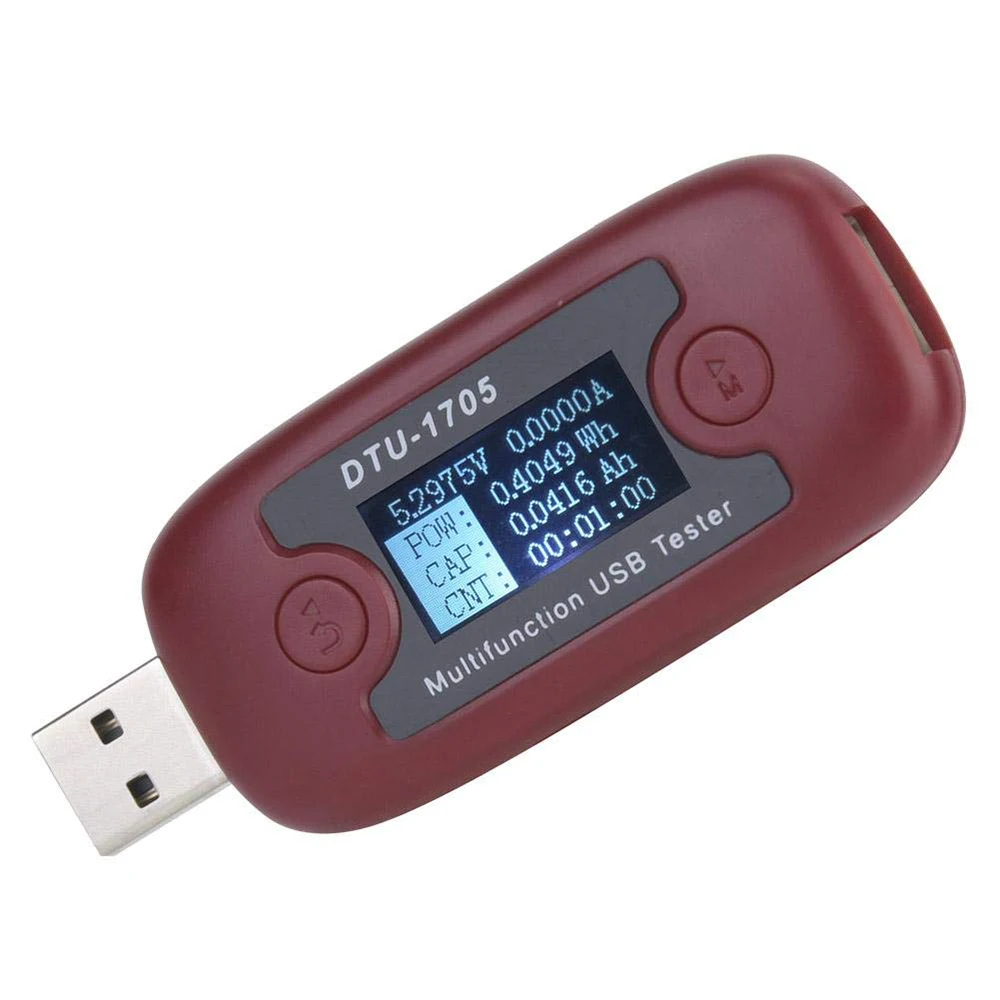 Высокоточный Многофункциональный USB тестер емкости тока DTU1705 с ЖК-дисплеем