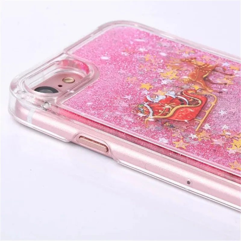SYCASE Рождественский подарок телефон чехол для iPhone 6 S 7 8 Plus X Санта Клаус дерево