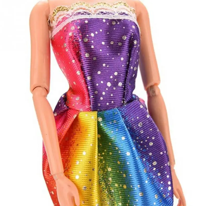 10 шт. сортирует ручной Вечеринка Одежда Мода платье для куклы подарок игрушки