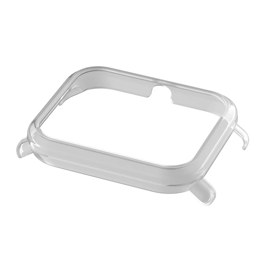 Transparent Case Mijobs браслет защитный чехол для Xiaomi Huami Amazfit ремешок Bip BIT PACE Lite Молодежные часы пластиковый корпус ПК Бампер - Цвет: Transparent Case