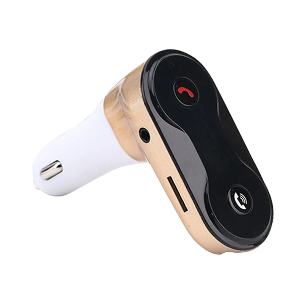 Gold Rovtop беспроводной fm-передатчик модулятор Автомобильный Bluetooth комплект G7 зарядное устройство обновление до C8 AUX беспроводной Handsfree автомобильный музыкальный плеер Z2 - Название цвета: Gold