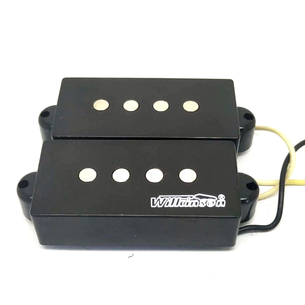 Wilkinson MWPB P-Bass Guitar Pickups Humbuckers Precision Style Black