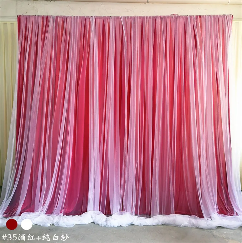 Свадебные завесы Вечерние Декорации индивидуальный Свадебный сценический фон