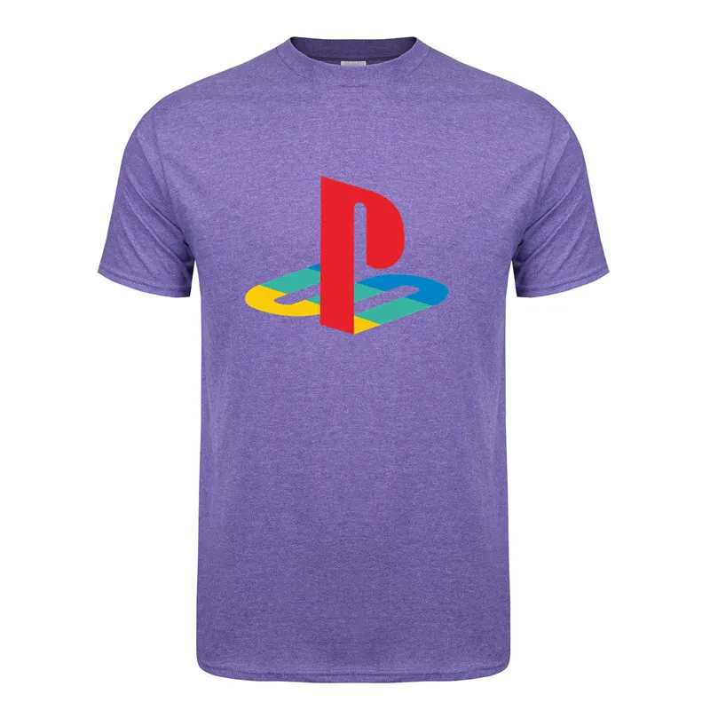 Anitique Purple Playstation футболка мужские топы Игра Новая мода короткий рукав футболки мужские футболки - Цвет: Anitique Purple