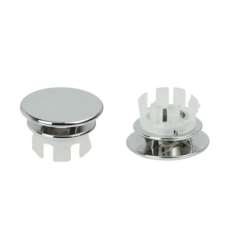 1PC Round Overflow Cover Tidy Trim Chrome Bathroom Basin Sink Spare Replacement Suitable for All Ceramic Pots Ring Gen | Дом и сад