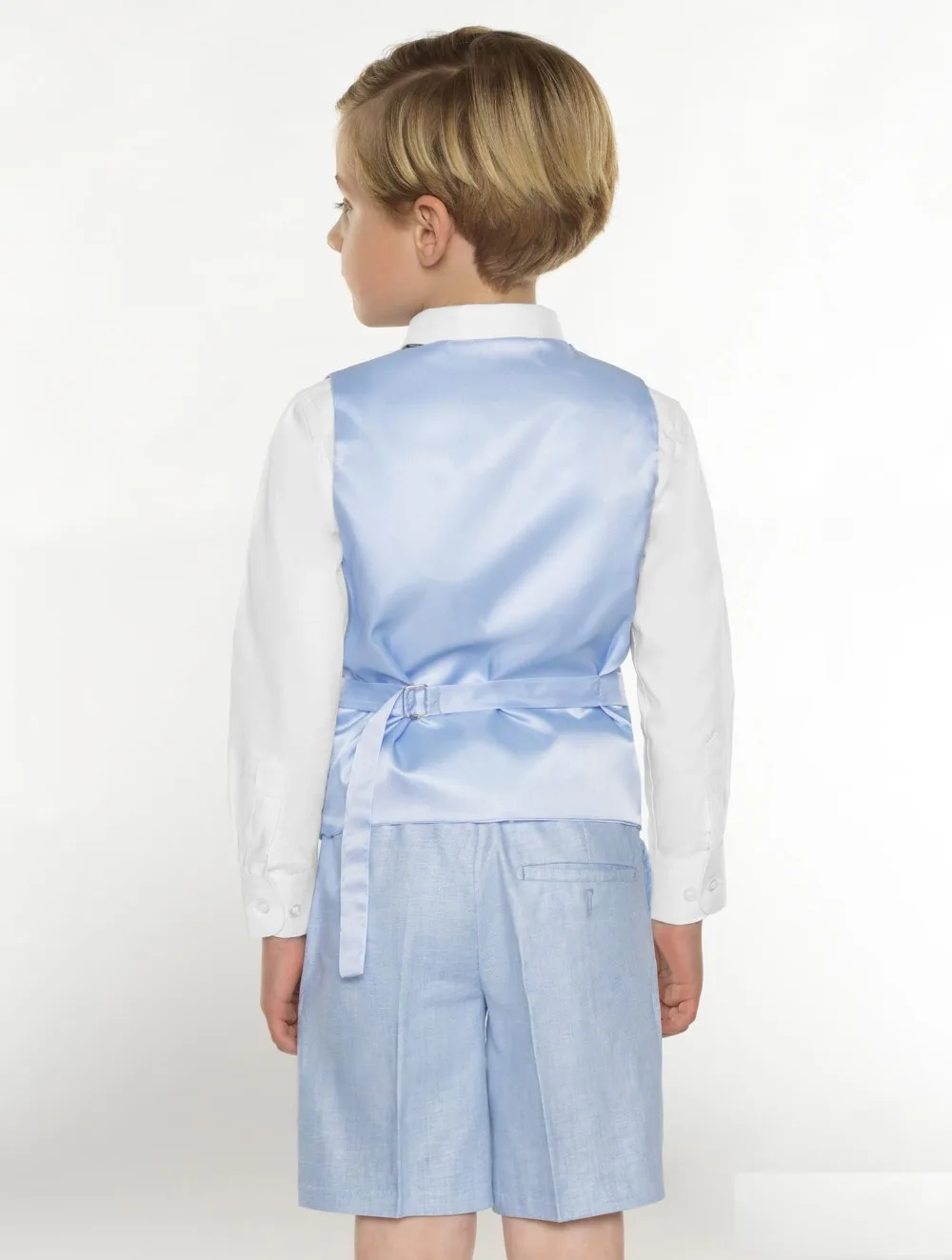 Летние светло голубые костюмы для мальчиков красивые индивидуальные