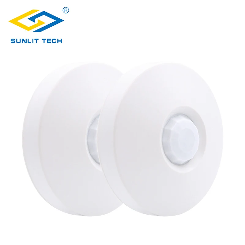 

2pcs 433MHz Indoor Infrared PIR Motion Sensor 360 Degree Ceiling Mounting Pet Immunity Detector Alarm System For Home Security
