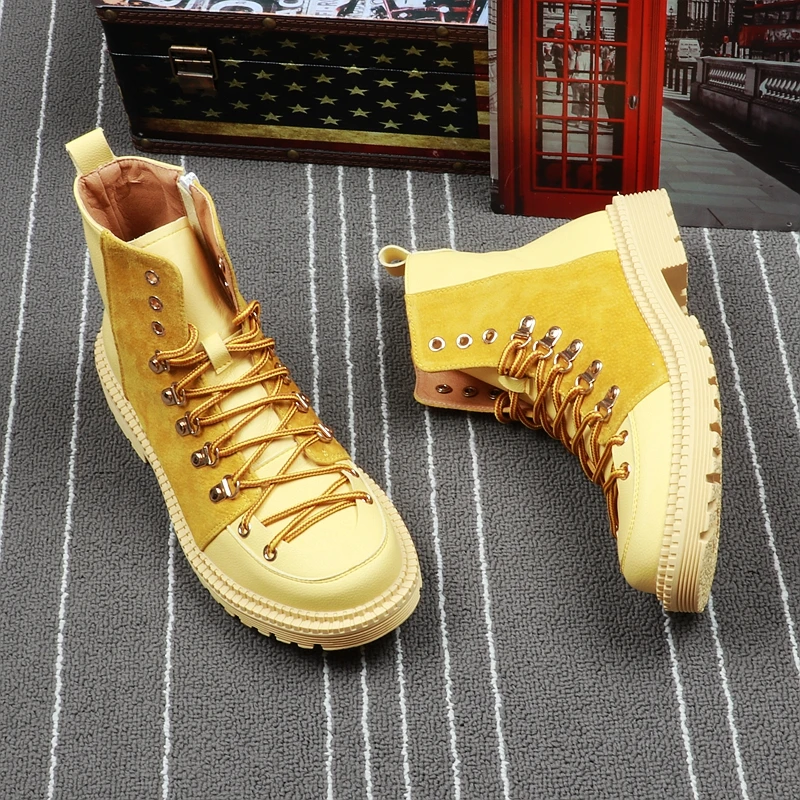 CuddlyIIPanda New Arrival Men Ankle Boots Spring Autumn High Quality Fashion British Style Shoes Botas Hombre |