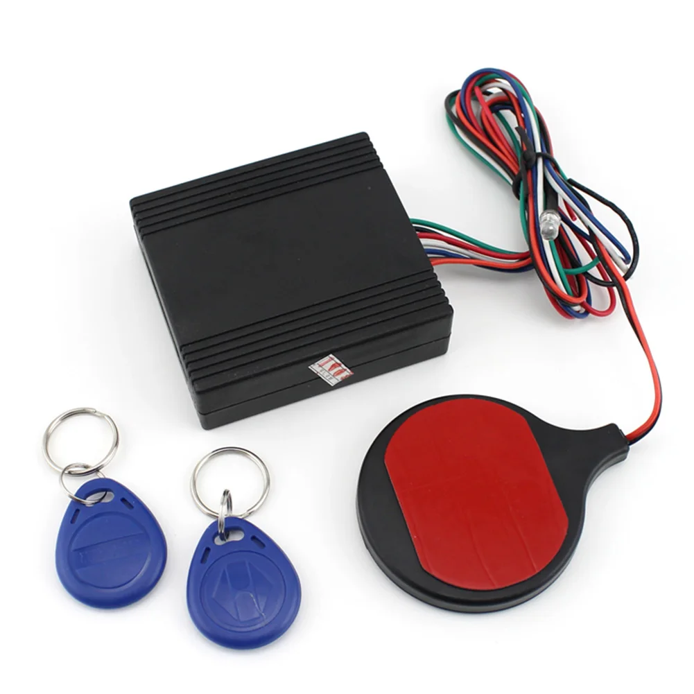 4 шт. датчик двигателя Невидимый RFID замок велосипед Theftproof набор устройств