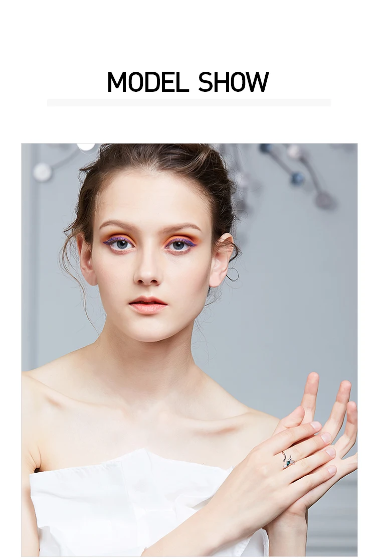 Cdyle Parrure Bijoux Femme, украшенное кристаллами, кольцо, 925 серебро, подарки для женщин, кольцо в виде животного, ювелирное изделие