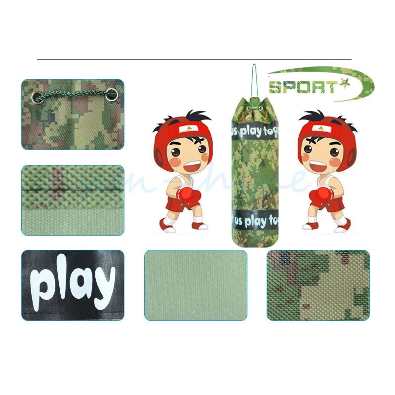 Hot sale boxing Sandbag toys Camouflage style High Quality PU leather (empty bag) | Игрушки и хобби