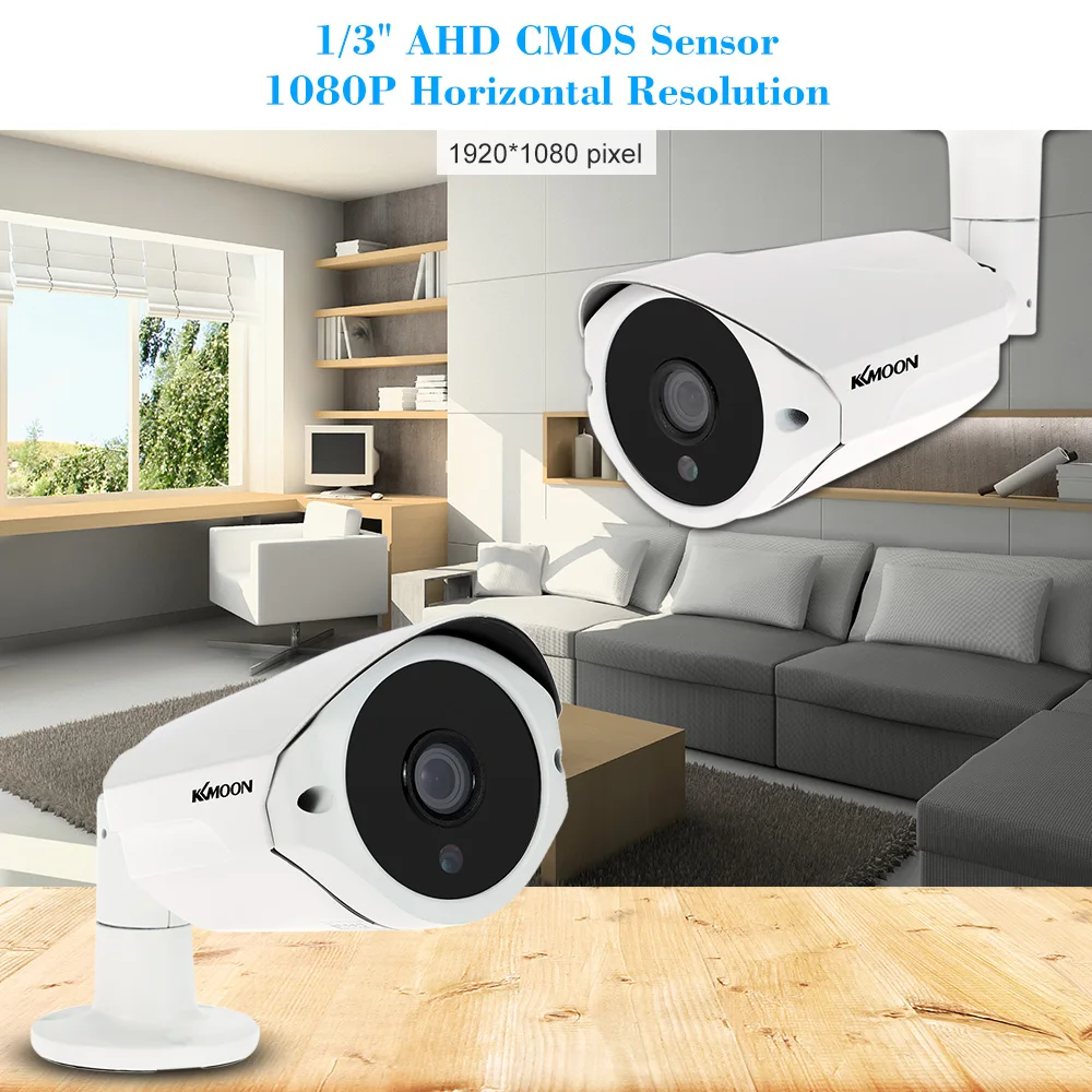 KKmoon 1080P AHD Камера 2.0MP 3 6mm 1/3 'ɼMOS 36 ИК-светодиодов Ночное видение IR-CUT
