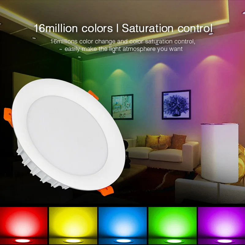 mi светильник 18 Вт RGB+ CCT светодиодный светильник с регулируемой яркостью умный внутренний светильник для гостиной AC 220V can мобильный телефон/2,4G пульт дистанционного управления/Голосовое управление