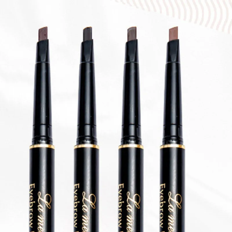 Lingemo 2018 New Quality Goods Bibasic Both Head Eyebrow Pencil Automatic Rotating Triangle Waterproof Hot Sale | Красота и здоровье