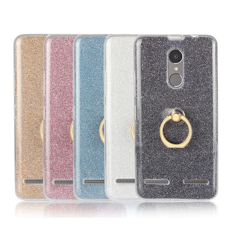 Для Vibe K6 роскошный блестящий вращающийся чехол держатель для Lenovo мягкий гибкий