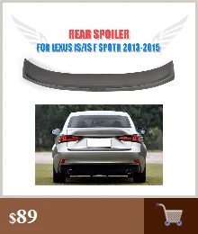 Для Lexus IS F седан IS200t IS250 IS300 IS350 2013- стайлинга автомобилей задний багажник спойлер крыло багажника для губ углеродного волокна/FRP