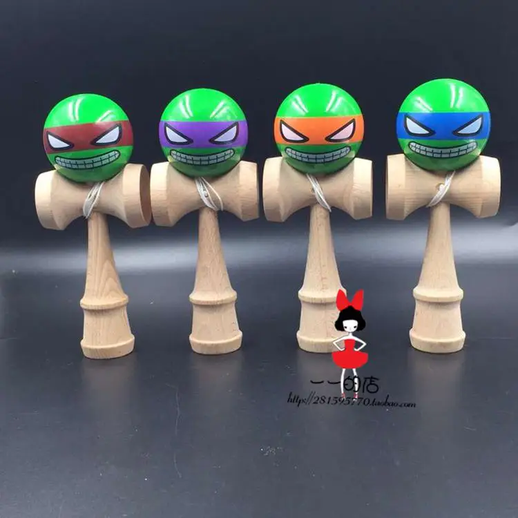 200 шт. kendama pu краска мяч 4 вида цветов ниндзя Профессиональный Спорт на открытом