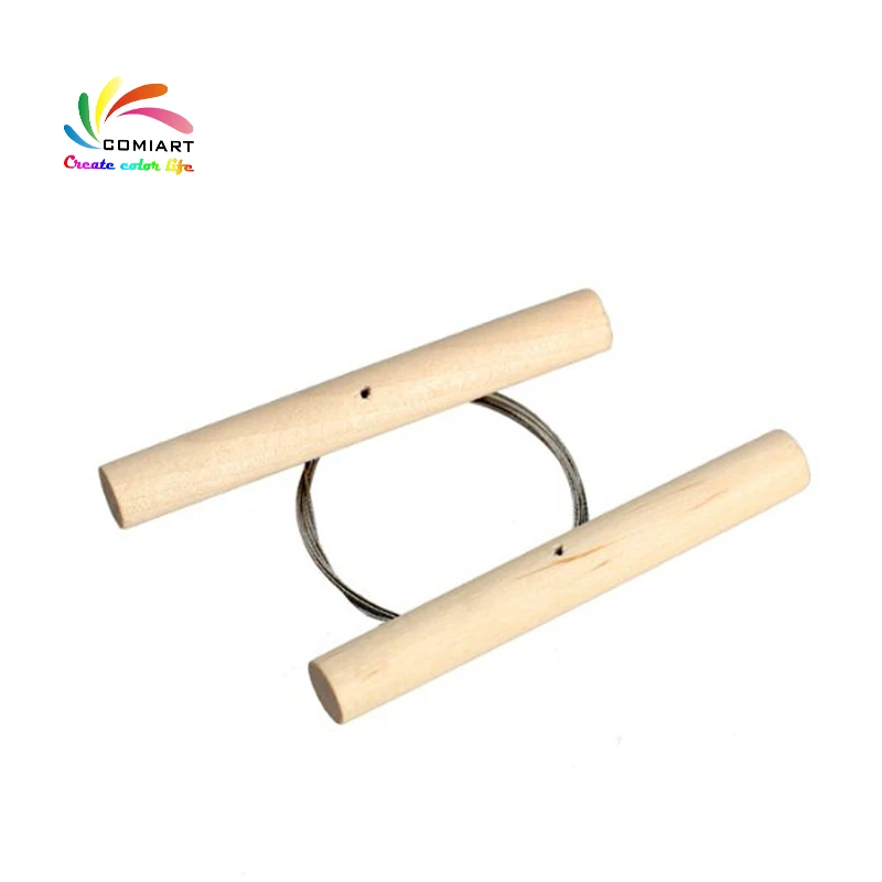 Деревянная режущая проволока для глины инструмент моделирования набор