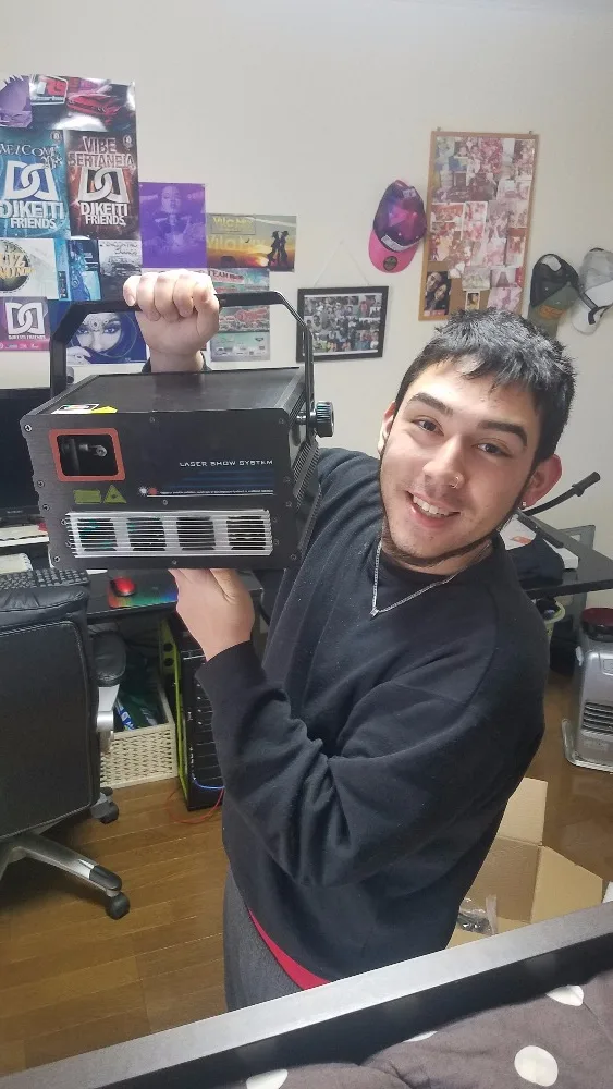1 Вт RGB анимации лазерного 20 К High Speed Модуль сканер 30 градусов Автоматическая/подчиненная/dmx512(12ch) /Совместимость ILDA вечерние свет