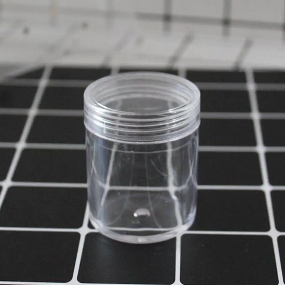 120/150ml PET Container Round Clear Jar Pot Storage Bottle For DIY Slime Clay Makeup Cosmetic Cream Nail Box Square With Lid | Дом и сад