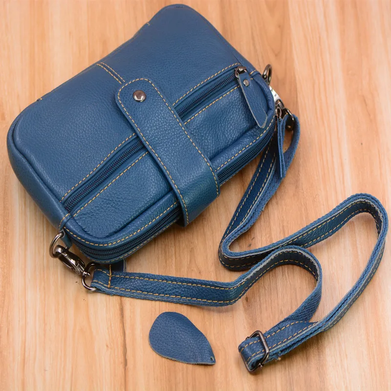 Продвижение Crossbody сумки для женщин Черная сумка Женская Малый Натуральная кожа