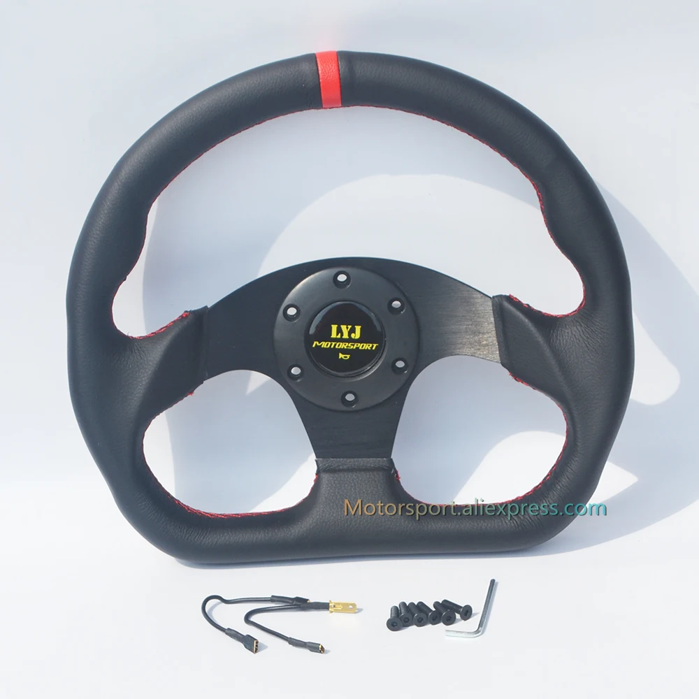 Лидер продаж D образный кожаный Игровой руль плоское модифицированное