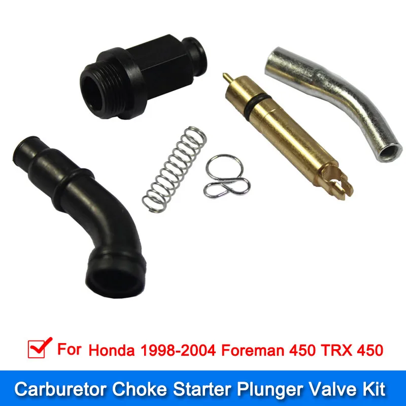 Карбюратор Дроссельный стартер плунжерный клапан комплект Подходит для Honda 1998 2004