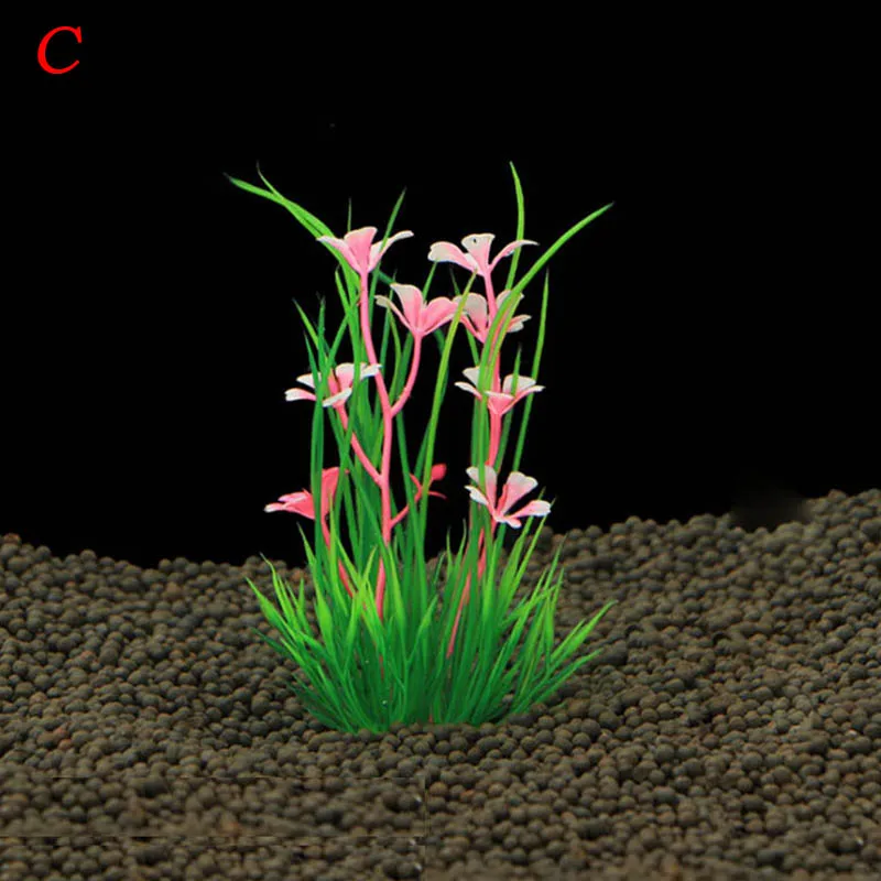 Пластиковые искусственные аквариумные растения водоросли Acuario большие размеры