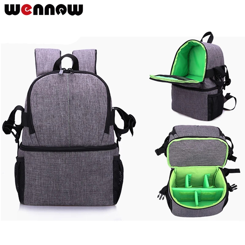 Wennew DSLR Камера сумка рюкзак для фотографа цифровой однообъективной зеркальной