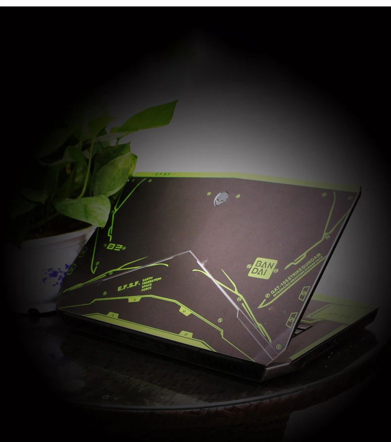 KH тетрадь наклейка для Alienware 17r4 глаз трекер 15 R3 r2 M18 чехол компьютера защитная пленка 1" 17R5 18R3 13R1R3 полное покрытие